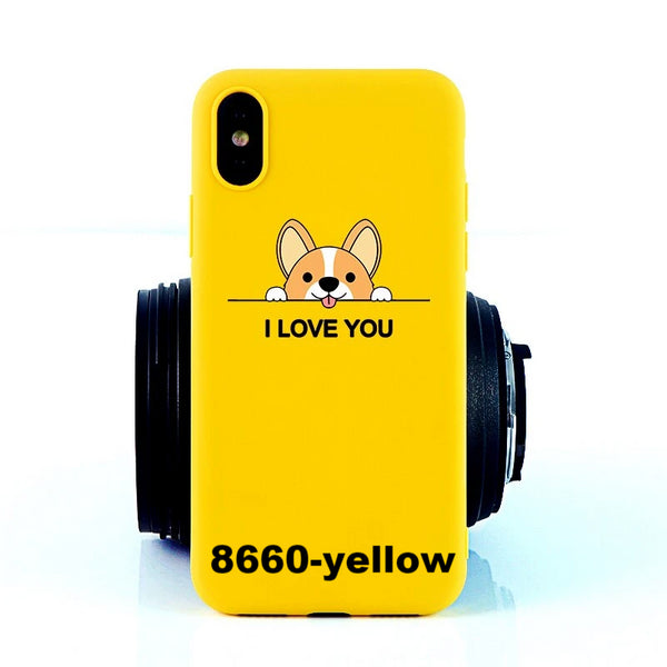 (B2G4) Cute Funny Animal IPhone Case - 117