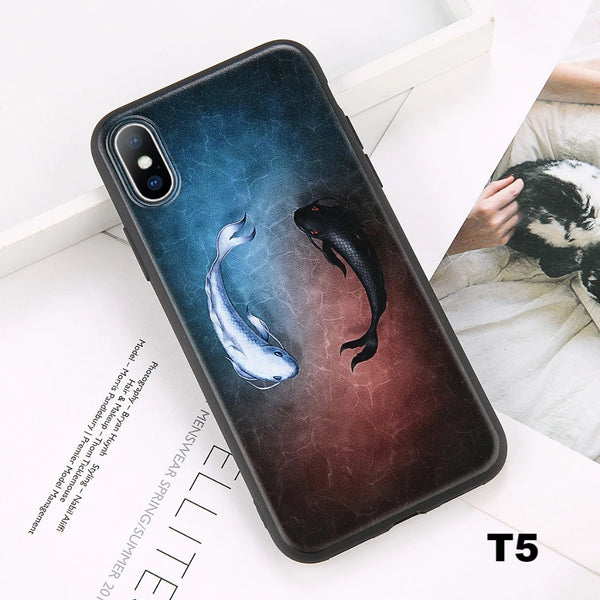 (B2G4) Cute Art Fashion IPhone Case - 134