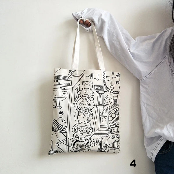 Women Canvas Tote Bags - 211